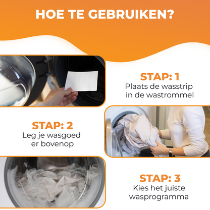 Milieuvriendelijke Wasstrips